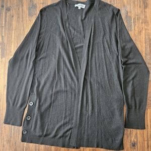 Northern Reflections Womens Black Cardigan Sweater Size Small
